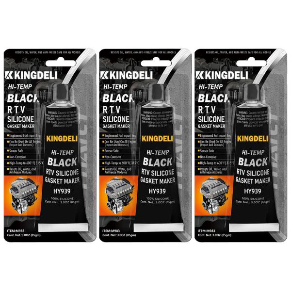 Buy cheap Neutral Rtv High Temp Silicone Adhesive Black Color For Auto Pump from wholesalers