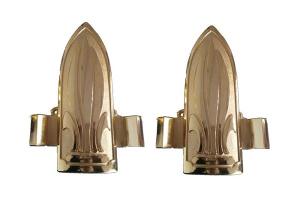 Buy cheap Polished Gold Coffin Parts Injection Molding 62cm X 54cm X 38cm For Casket Decoration from wholesalers