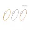Buy cheap Birthday Gift Gold Bracelets Solid Adjustable Size Rhinestone Love Heart bangles from wholesalers