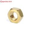 Buy cheap Custom hardware M8 M10 M12 M20 Brass Hex Nut DIN933 Copper Nut from wholesalers