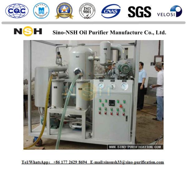 Vacuum Transformer Oil Purifier Machine Double Stage 6000L/H Oil Regeneration