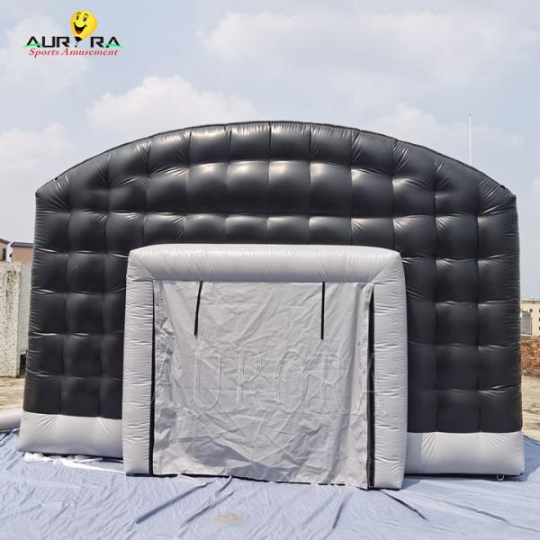 Buy cheap Black color Mobile Inflatable Nightclub Tent Blow Up Disco Tent CE EN14960 Approved from wholesalers