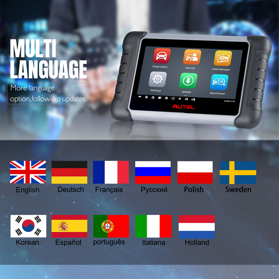 Autel MaxiCOM MK808S MK808Z Automotive Diagnostic Tablet