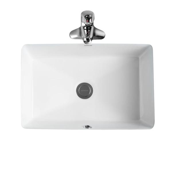 Buy cheap Bathroom Ceramic Under Counter Top Wash Basin Rectangle Shape from wholesalers