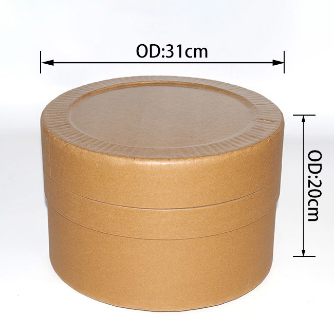 3 Gallon Paper Fiber Drum Open Head UN Rated Fiberboard Drum 14 Liters To 100 Liters