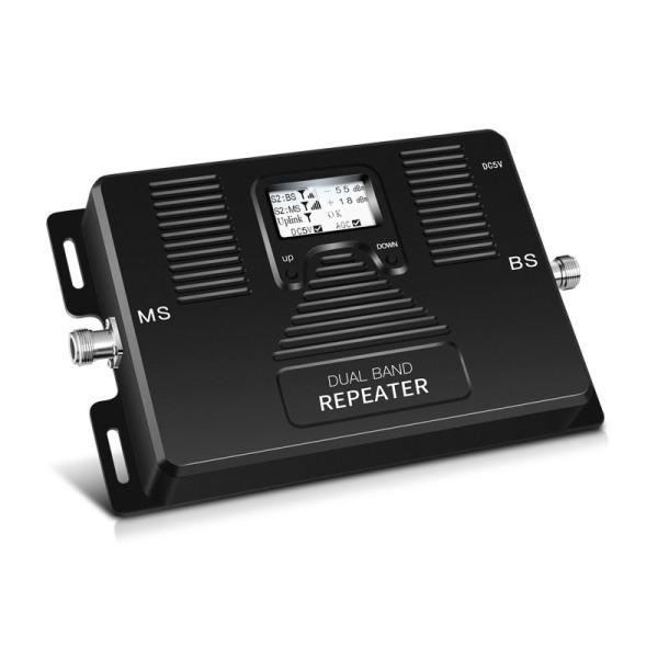 Buy cheap 2G 3G 4G High Gain 70dB Mobile Signal Repeater Smart Dual Band Booster from wholesalers