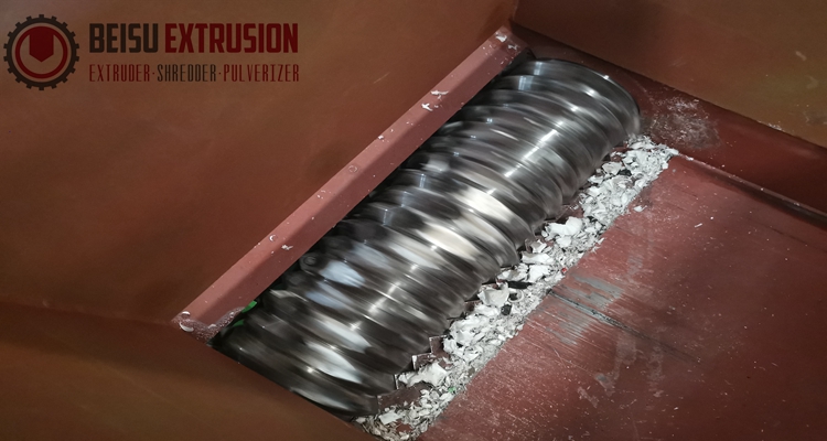 Super Plc Rotary Blade 500kg/H Plastic Shredder Machine
