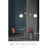 Buy cheap Nordic design creative glass chandelier living room bedroom dining room Willow Chandelier(WH-MI-362) from wholesalers