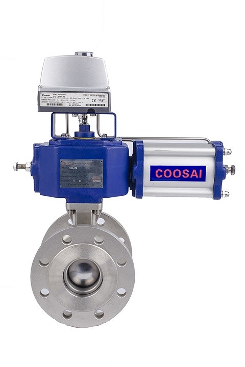 Manual Operation Segment Ball Valve with Cast Steel Body for Competition