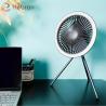 Buy cheap OEM Outdoor Camping Tent Fan USB 7800mAh Large Battery Foldable Tripod Pedestal Fan from wholesalers