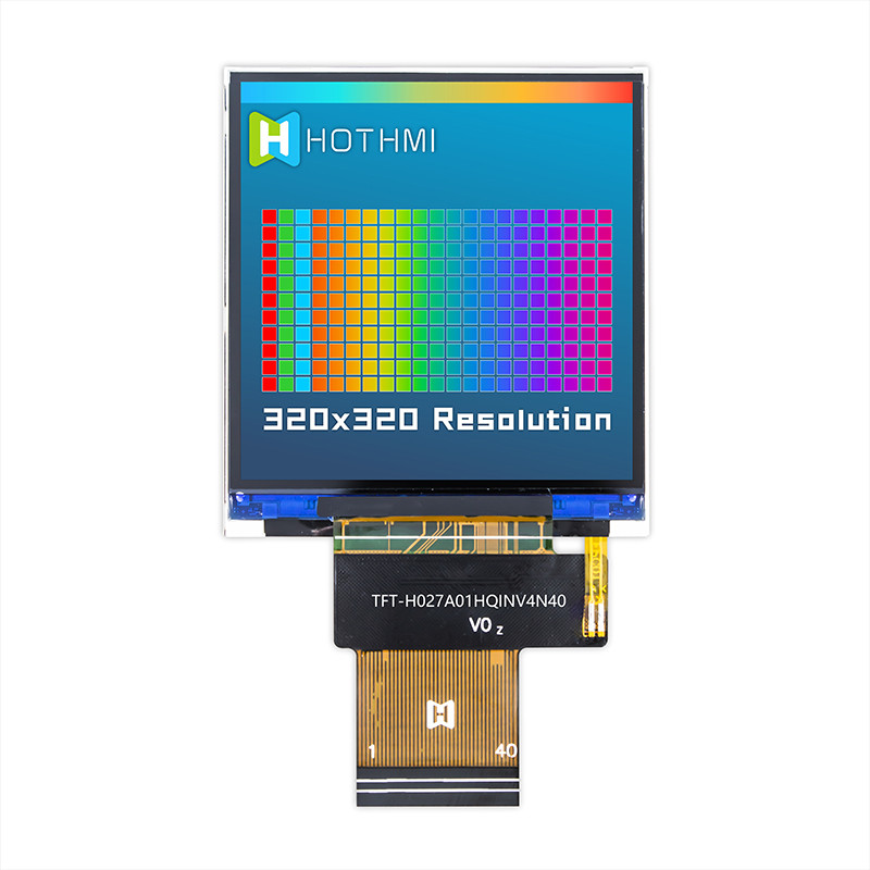 2.7 Inch IPS 320x320 Readable Sunlight TFT Display Panel MCU For Industrial Control