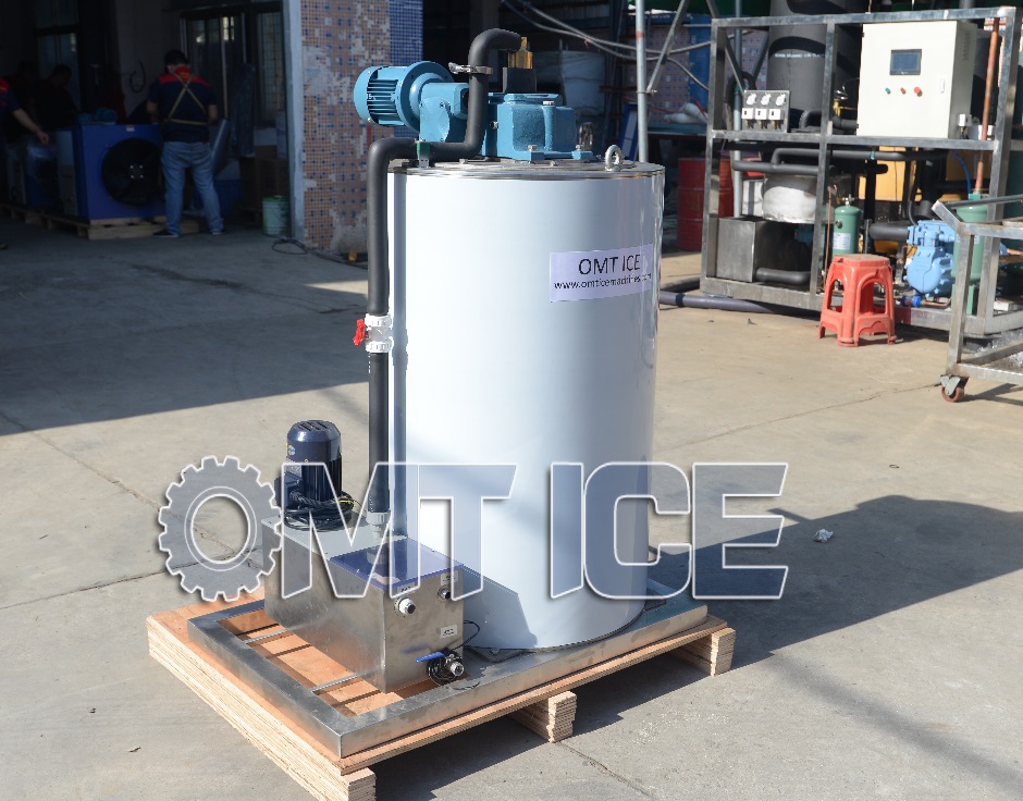 Sea Water 3ton Freshwater Flake Ice Machine Stainless Steel Ice Flake Maker Machine