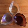 Buy cheap Irregular shaped Colored Creative Glass Charger Plates from wholesalers