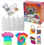 Supply Tie Dye Kit 8 Colors Upgraded Formulas No Fading Clothes Fabric Textile