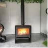 Buy cheap Indoor Decorative Freestanding Wood Burning Steel Wall Mounted Stove Fireplace from wholesalers