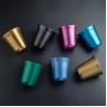 Buy cheap Multi Color 80ml 160ml Custom Stainless Steel Coffee Mugs Small Italian Stainless Steel Double Wall Espresso Cups Perfect Temperature Maintenance from wholesalers