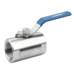 NPT BSPT Thread Semi-Steel Round Bar Stock Ball Valve in Stainless Steel 201 304