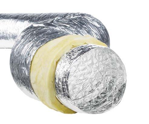 Buy cheap HVAC Fitting Insulated Flexible Air Duct / Aluminum Foil 150mm Exhaust Duct from wholesalers