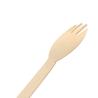 Buy cheap FSC 100% Birch Wooden Disposable Wooden Utensils Spork 140mm from wholesalers