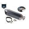 Buy cheap 38 - 51mm Universal Motorcycle Muffler , Kawasaki Aftermarket Motorcycle Mufflers from wholesalers