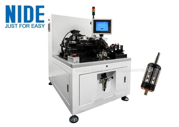 Two Station Semi Auto Armature Balancing Machine , Rotor Industrial Balancing
