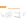 Buy cheap A2403 Long-Lasting Decorative Strip Light 1000*27*27mm DC12V SMD2835 60PCS/M 7.2W/M Aluminum Ra 80 from wholesalers