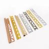 Buy cheap L Shape Aluminum Tile Trim 12.5mm Height 6463 Alu Material Electrophoresis from wholesalers