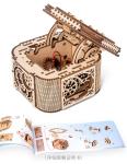 Gift 23.5cm Mechanical Wooden Block Puzzle Toys Small Wooden Jewelry Box