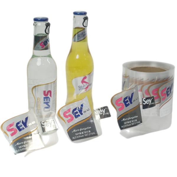 Buy cheap Offset Printing Beverage Bottle Label Alcohol Clear Label Stickers Custom from wholesalers