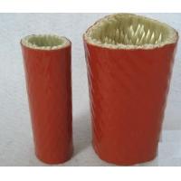 Buy cheap Silicone Rubber Coated Fiberglass Sleeving Heat-Insulation And Flame-Resistance product