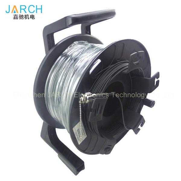 Fiber Optic Retractable Electric Cable Reel Heavy Duty Single Mode With ODC