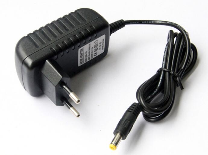 12V 0.5a 9v 0.5a 1a Wall Power Adapter With Eu Us Plugs , 1.5m Dc Cable