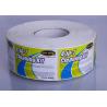 Buy cheap Customized glossy waterproof adhesive sticker label roll for cleaning kit packaging from wholesalers