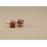 Buy cheap Bamboo Collar Essential Oil Dropper 18mm With Printing Scale Glass Pipette from wholesalers