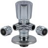 Buy cheap Bathroom Faucet Spout Feature With Diverter Chrome Plated Angle Valve For Faucet Fittings from wholesalers