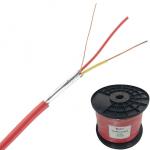 -Screened 2X0.5mm2 Fire Resistant Cable with 2 Conductors and 1/0.5tc mm Drain