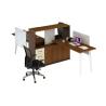 Buy cheap wholesale melamine 2 seat office workstaion table furniture from wholesalers