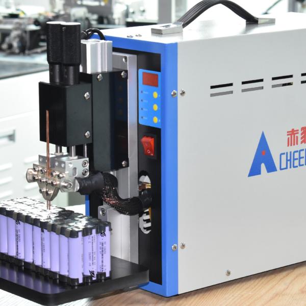 Buy cheap Mini Pneumatic Footstep Portable Battery Spot Welder High Quality Welding from wholesalers