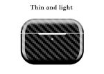 Glossy Twill Carbon Fiber Airpods Case For Airpods Pro 3