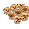 Buy cheap Customized Disposable Heatable Food Packaging Boxes Round Kraft Paper Salad Plates Bowl from wholesalers