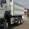 Buy cheap Customizable White Color HOWO 6X4 375HP Dump Truck Seats≤5 Container Length 5.60 * 2.35 * 1.5mm for Euro 2 Emission Standard from wholesalers