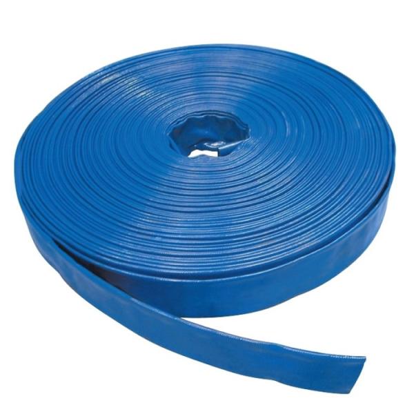 Buy cheap factory no-smelling blue agricultural PVC layflat water pump hose from wholesalers