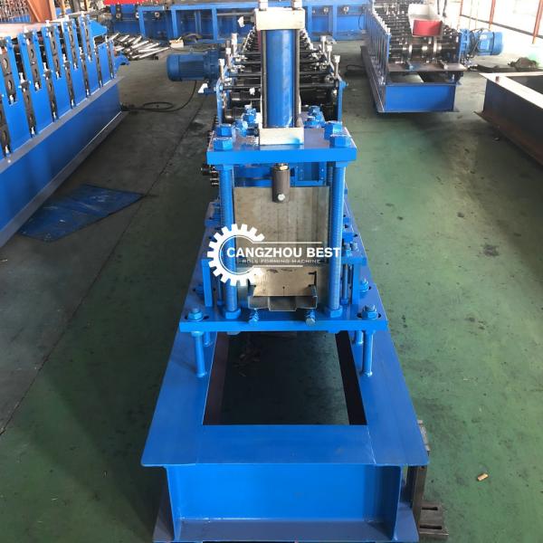 Buy cheap 1.6mm PLC Steel Door Frame Making Machine With Punching Holes from wholesalers