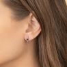 Buy cheap 925 Sterling Silver Mini Gold Plated Baguette Hoop Huggie Earrings For Women Jewelry from wholesalers