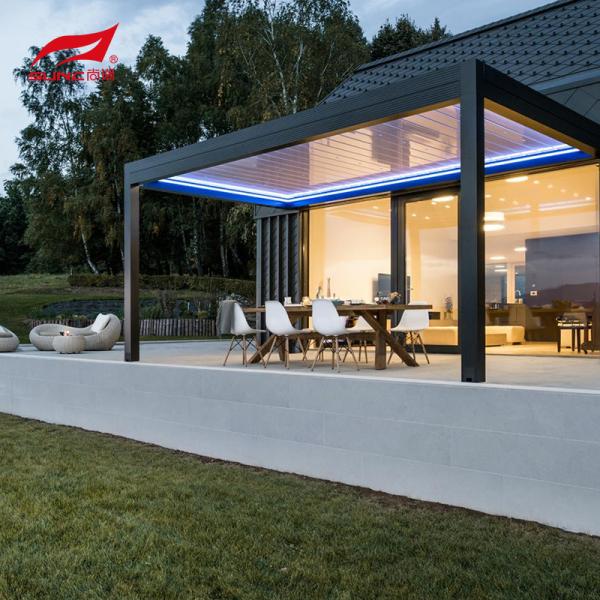 Buy cheap 5m X 3m Motorized Louvered Roof Aluminum Pergola Patio Outdoor from wholesalers