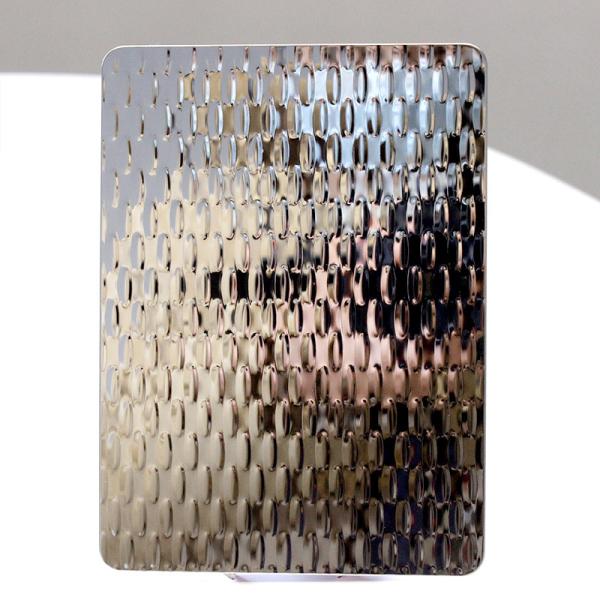 Buy cheap 2D 3D Pattern Stainless Steel Plates 0.3mm 0.5mm Thick Water Ripple 304 from wholesalers