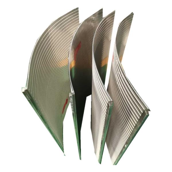 Stainless Steel Wedge Wire Curved Screen Flat Screen Panel For Fishpond