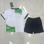 Jacquard White Green Jersey OEM ODM Customize Football Shirts
