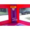 Buy cheap Outdoor double lane slide inflatable bouncy house with basketball ring N water pool for kids parties from wholesalers