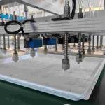 Six Heads Automated Glue Dispenser 3500W Silicone Dispensing System For Back Lit